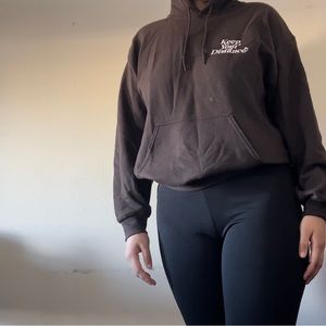 YOUNG & RECKLESS Brown Hoodie